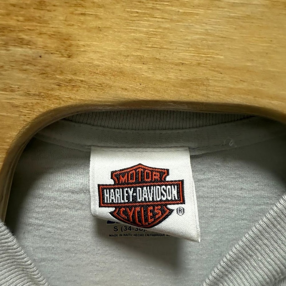 Harley Davidson Eagle Graphic T‎ Shirt Light Gray Short Sleeve Size Small NEW - Picture 3 of 7